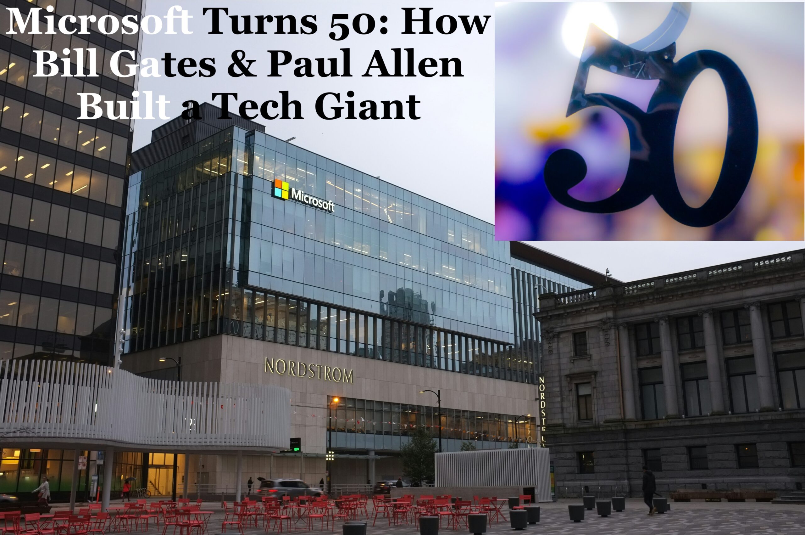 Microsoft Turns 50: How Bill Gates & Paul Allen Built a Tech Giant